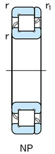 NACHI圆柱滚子轴承NP240