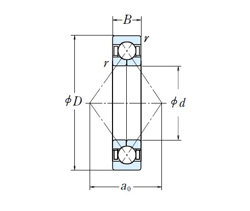 NSK角接触球轴承QJ1036